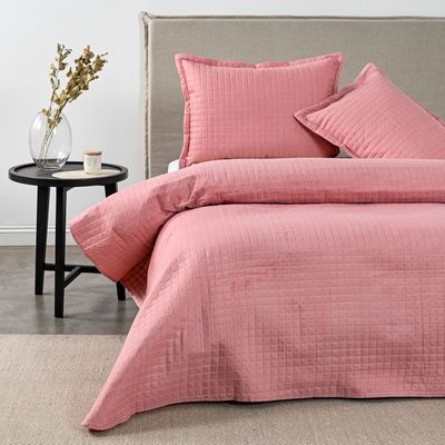 Imagen 2 del producto Quilt Af Liso 2 Plazas Roller Rosa