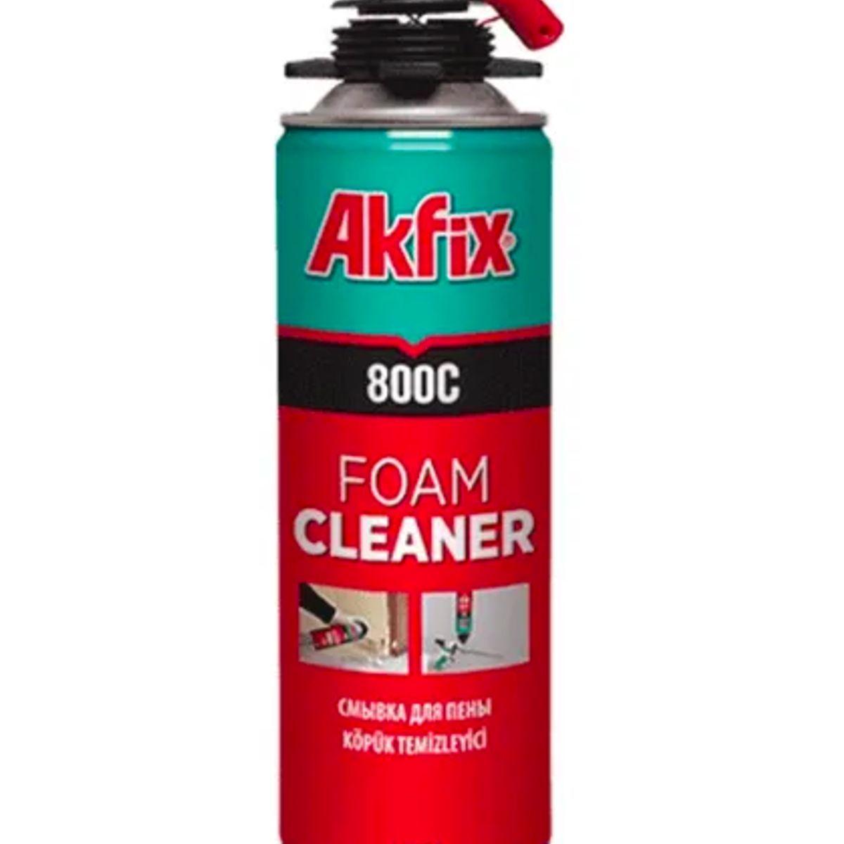 AKFIX - Limpiador De Espuma De Poliuretano 800c Akfix