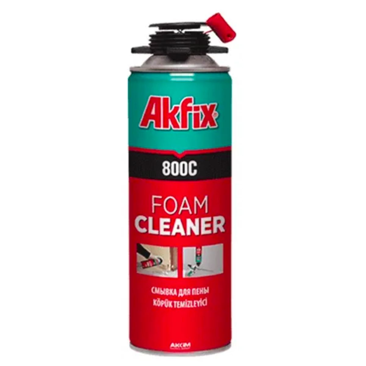 AKFIX - Limpiador De Espuma De Poliuretano 800c Akfix