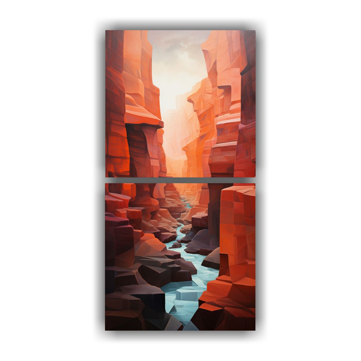 GENERICO - Pintura Decorativa Expresión Vitalidad Ecos 50x100 Cm