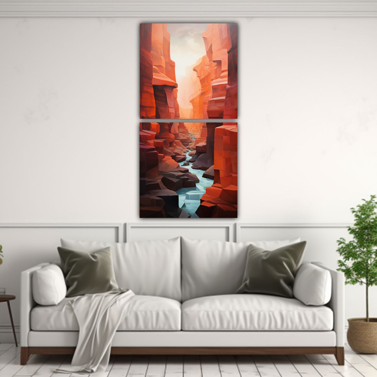 GENERICO - Pintura Decorativa Expresión Vitalidad Ecos 50x100 Cm