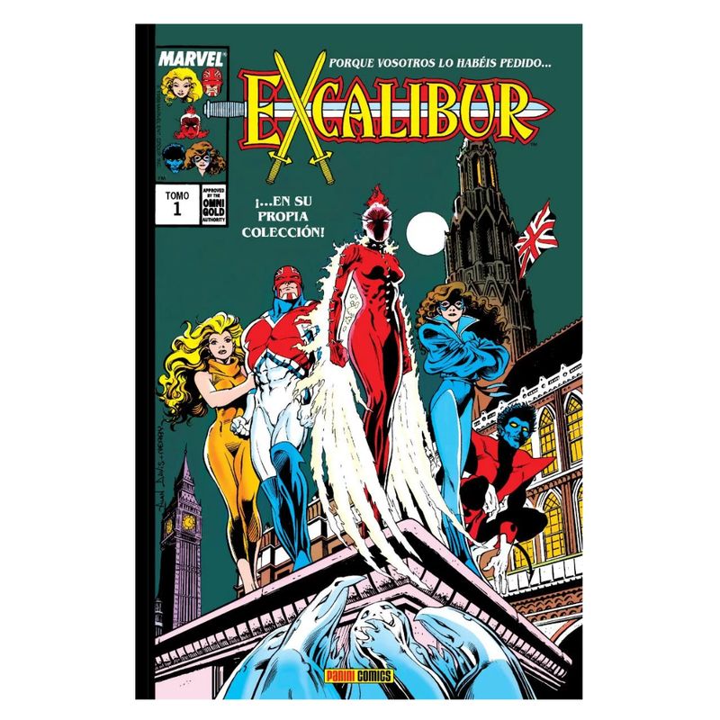 PANINI CHILE - Marvel Gold - Excalibur N°1