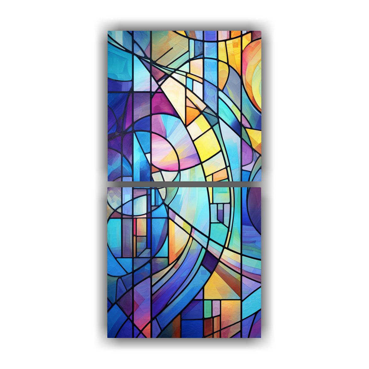 GENERICO - Conjunto De 2 Lienzos De Tela Juveniles 50x100 Cm