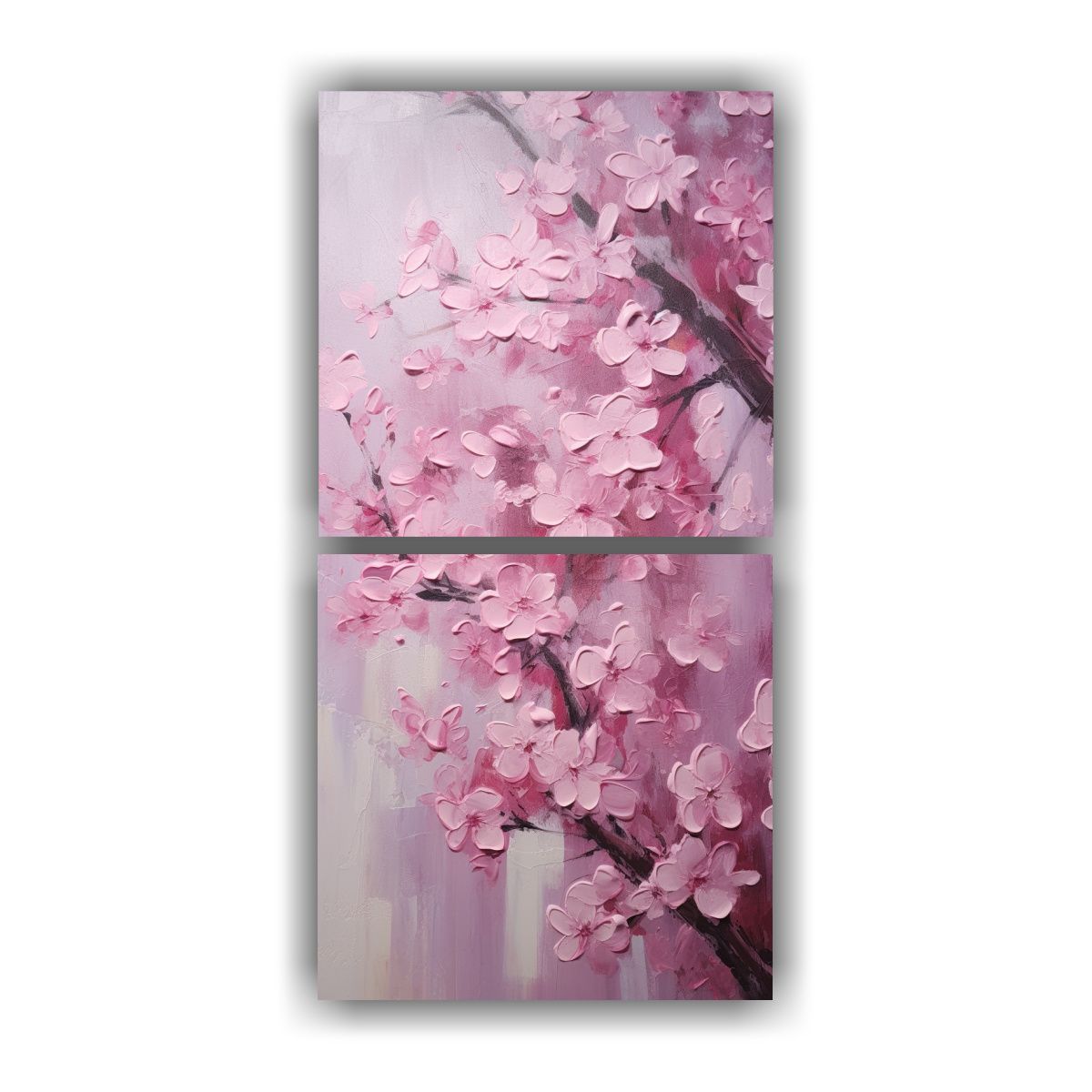 GENERICO - Cuadro Moderno Con Detalles Intrincados De Flores 50x100 Cm