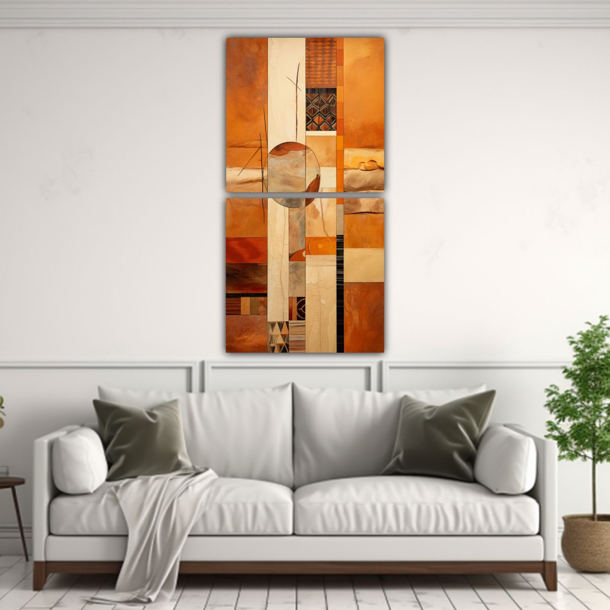 GENERICO - Cuadros Modernos De Hogar Deco Abstracto Con 50x100 Cm