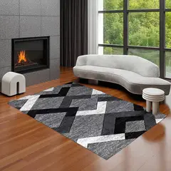 GENERICO - Alfombra Moderna 200x240cm con Diseño y Efecto Visual 3D m26