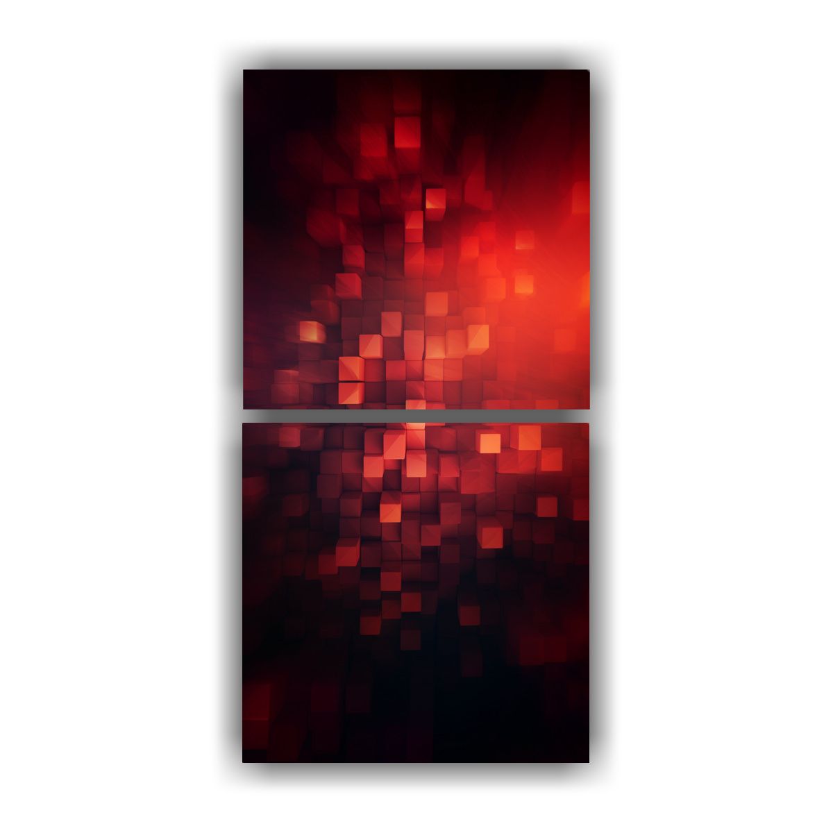 GENERICO - Díptico Movimiento Juveniles Abstracto 60x120 Cm