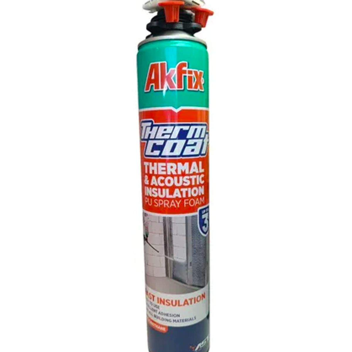 AKFIX - Espuma Poliuretano Proyectado Thermcoat Akfix 850ml