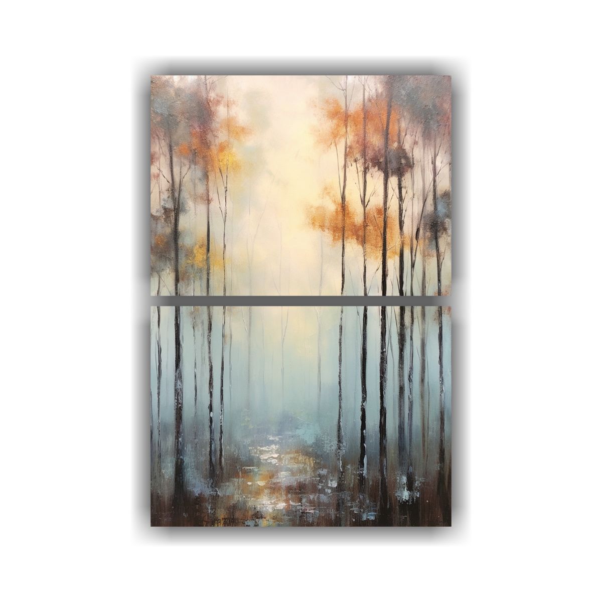 GENERICO - Pinturas De Pared De Bosque Encantador Y Soñador 80x120 Cm