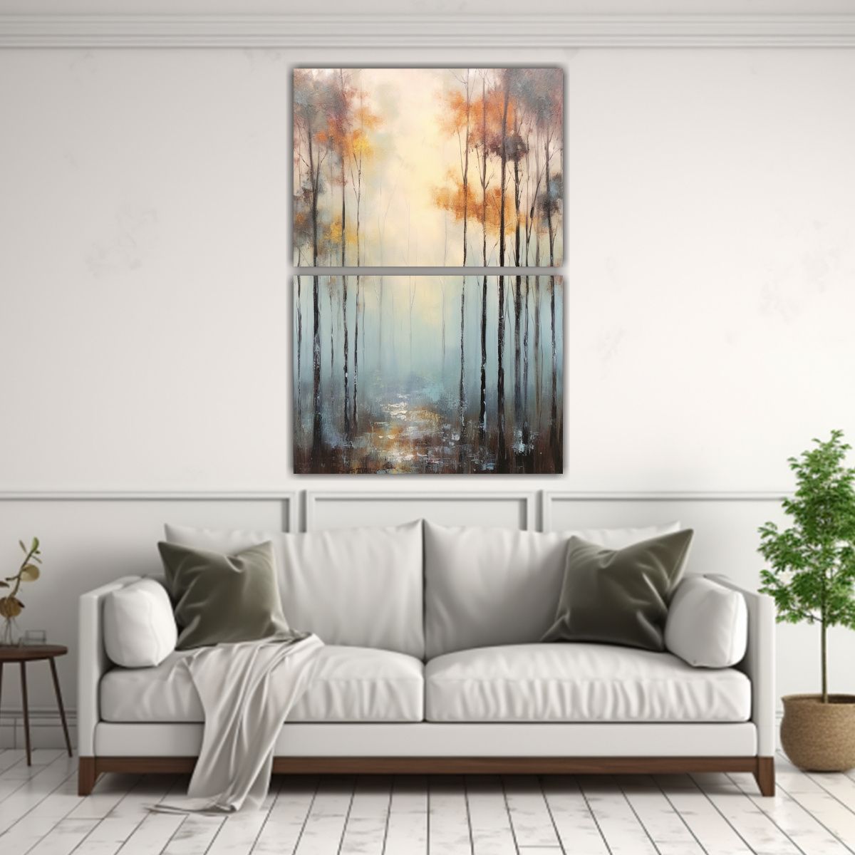 GENERICO - Pinturas De Pared De Bosque Encantador Y Soñador 80x120 Cm