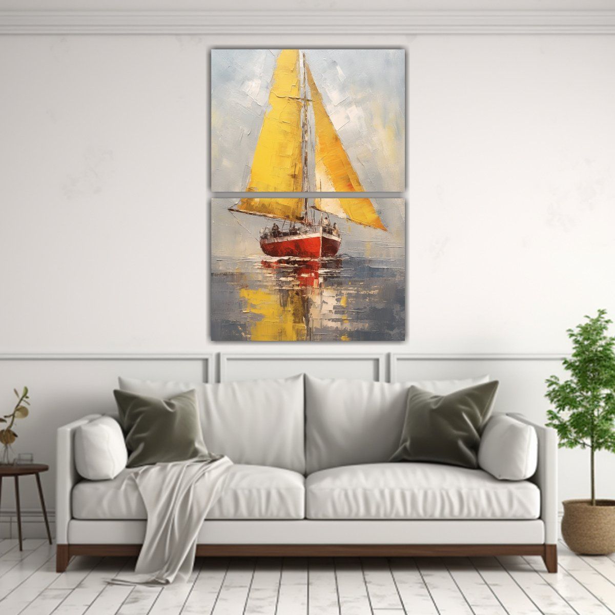 GENERICO - Set 2 Lienzos Decoración Adorable Cuadro Thanh 80x120 Cm