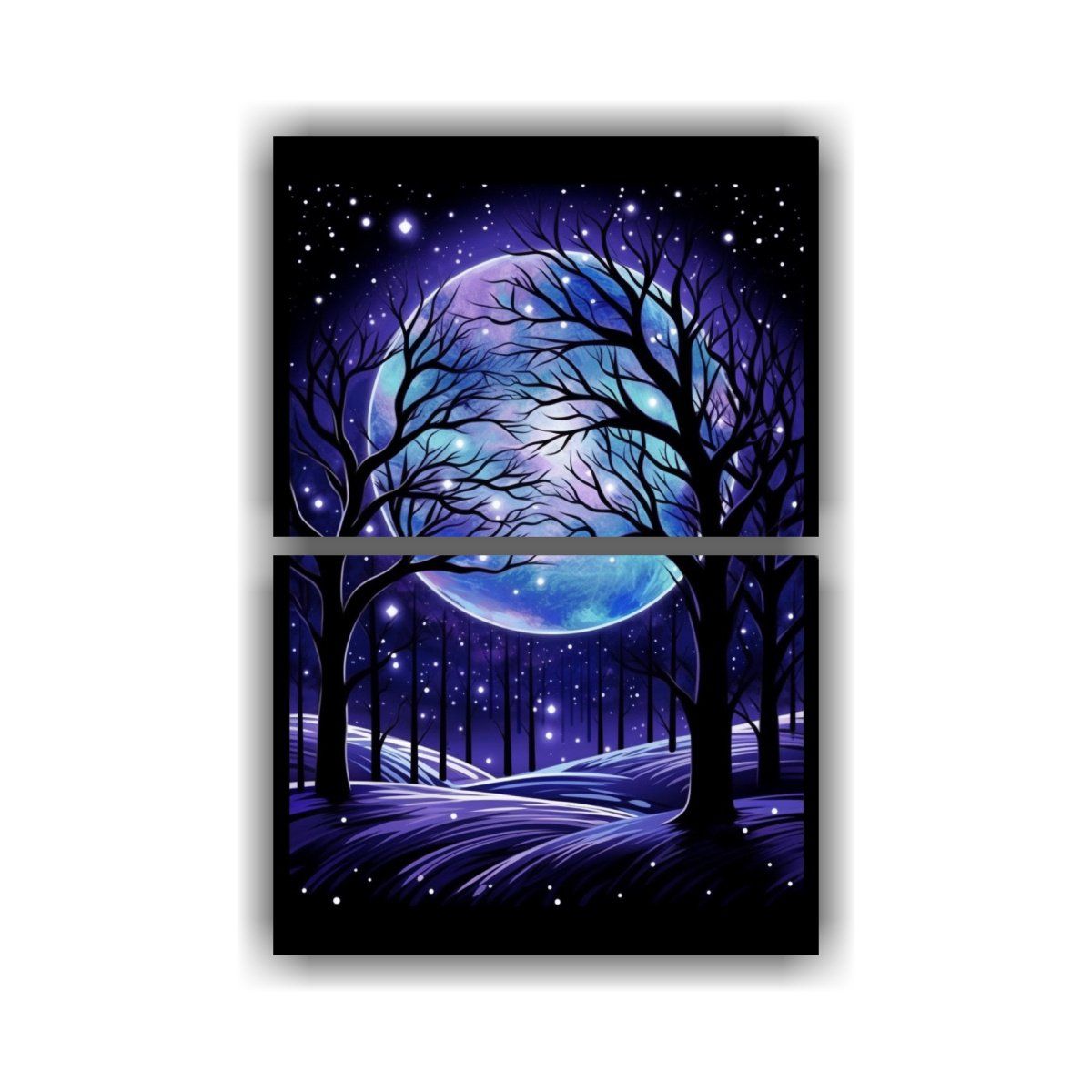 GENERICO - Cuadro Infantil De Línea Artística Colorida 80x120 Cm