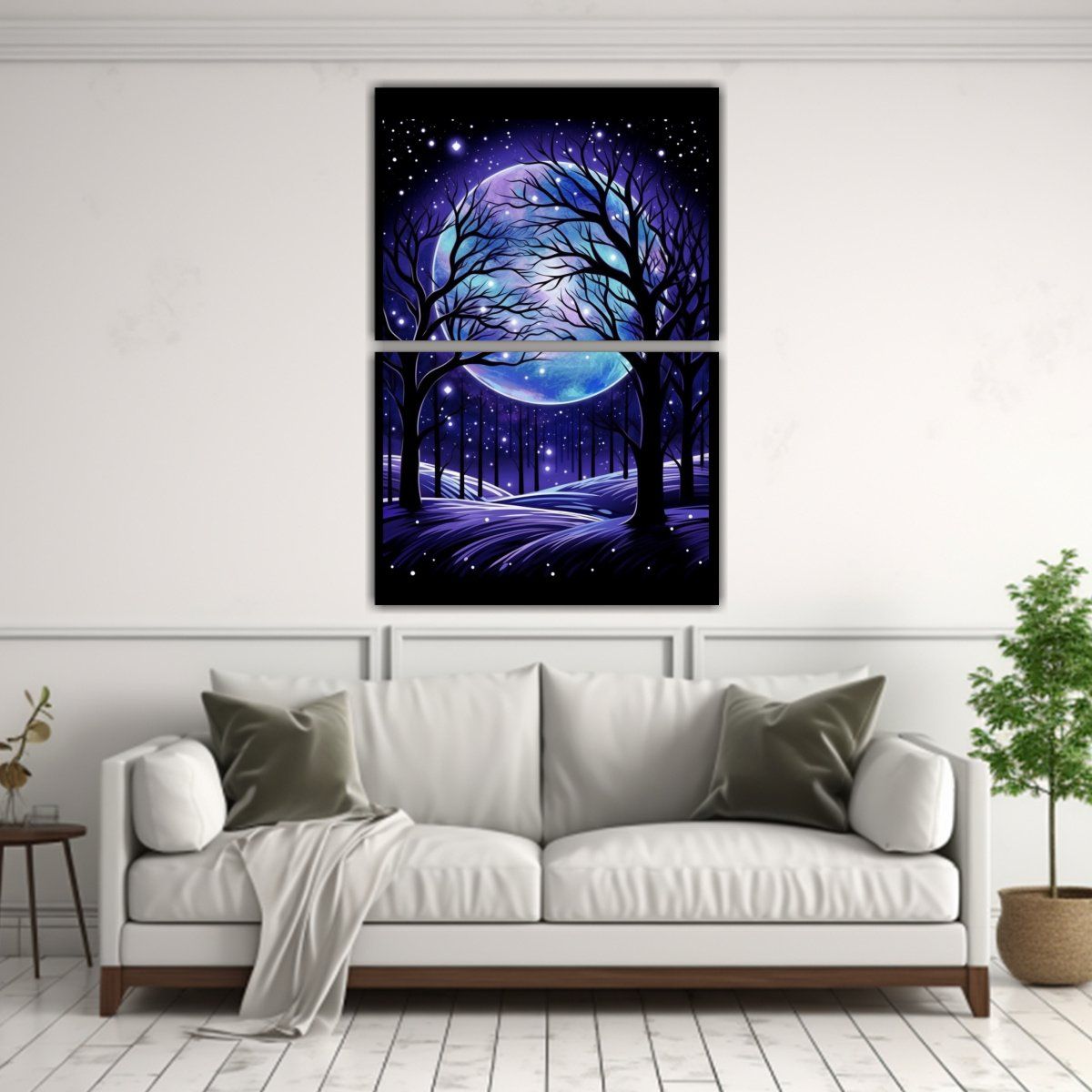 GENERICO - Cuadro Infantil De Línea Artística Colorida 80x120 Cm