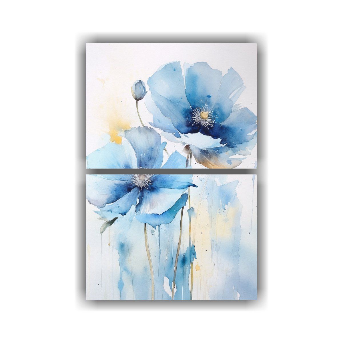 GENERICO - Pinturas Modernas Acuarelas Abstractas De 80x120 Cm