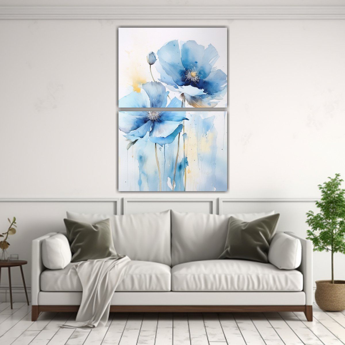 GENERICO - Pinturas Modernas Acuarelas Abstractas De 80x120 Cm