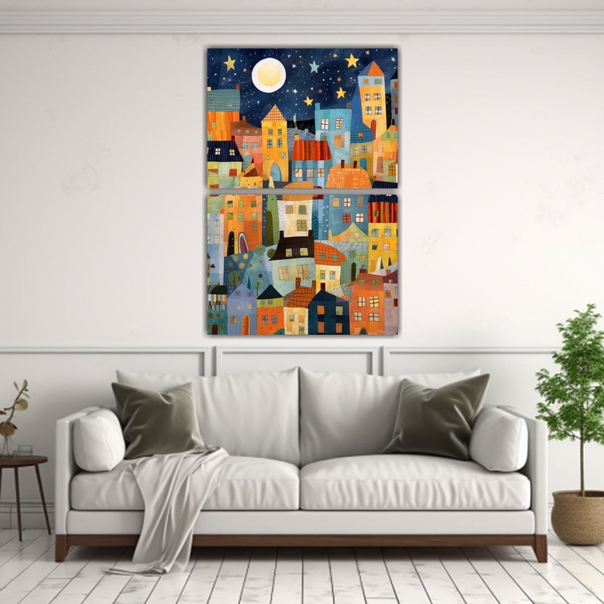 GENERICO - Exposición Arte Abstracto Pueblo Iluminado Por 80x120 Cm