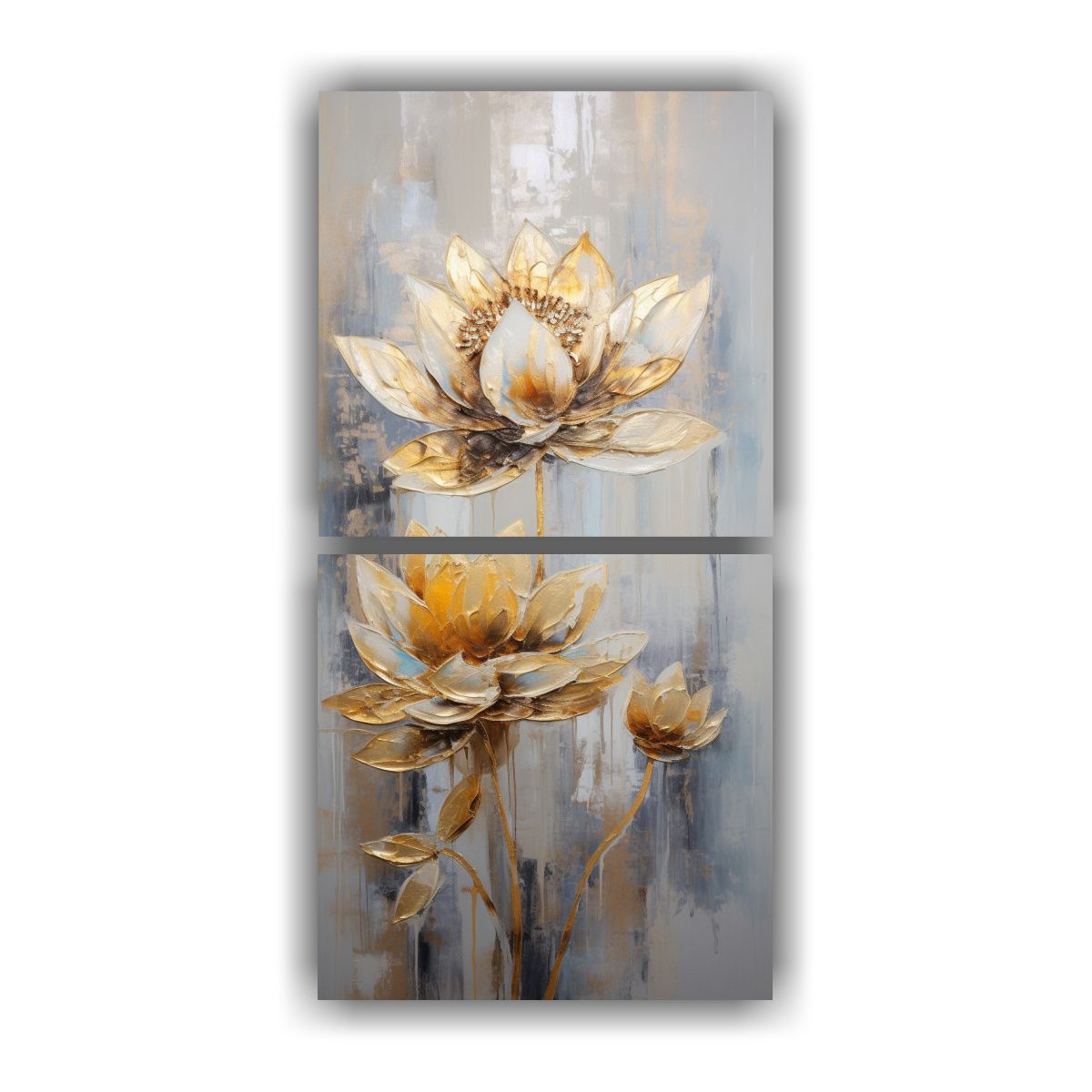 GENERICO - Pintura Dos Canvas Vanguardia Exclusivo En Loto 50x100 Cm