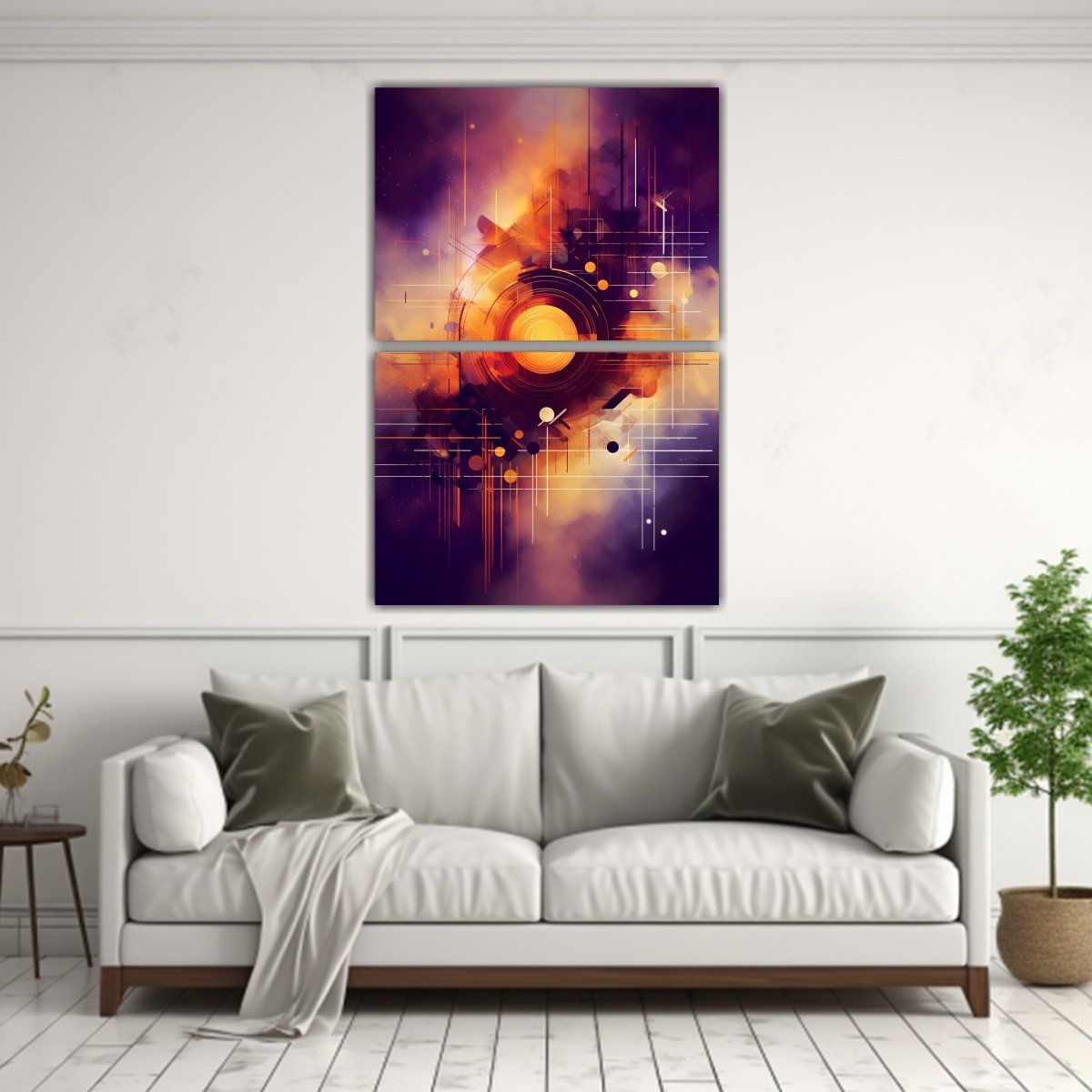 GENERICO - Pinturas Decorativas De Acuarela Para El Hogar 80x120 Cm