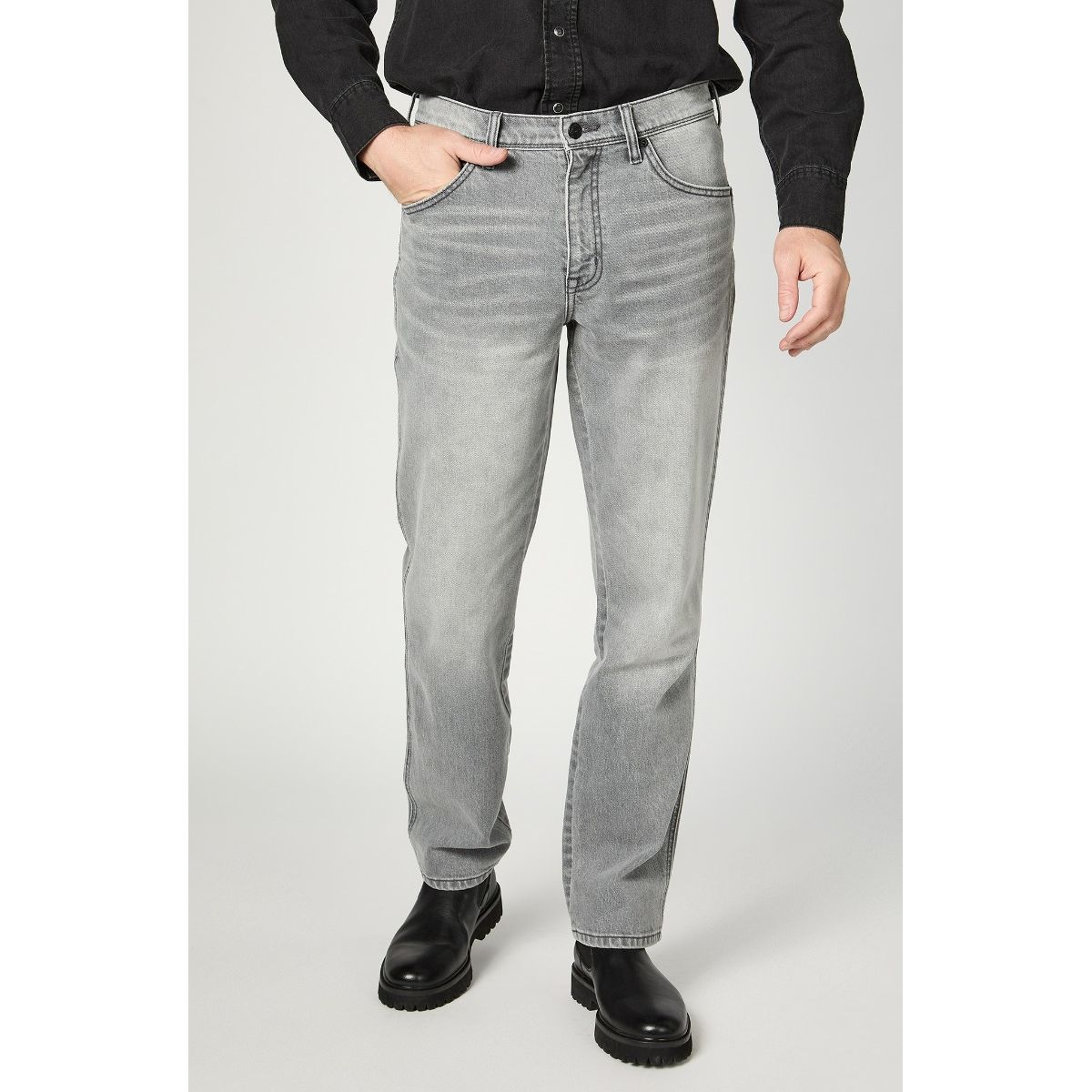WRANGLER - Jeans Hombre Texas Grey