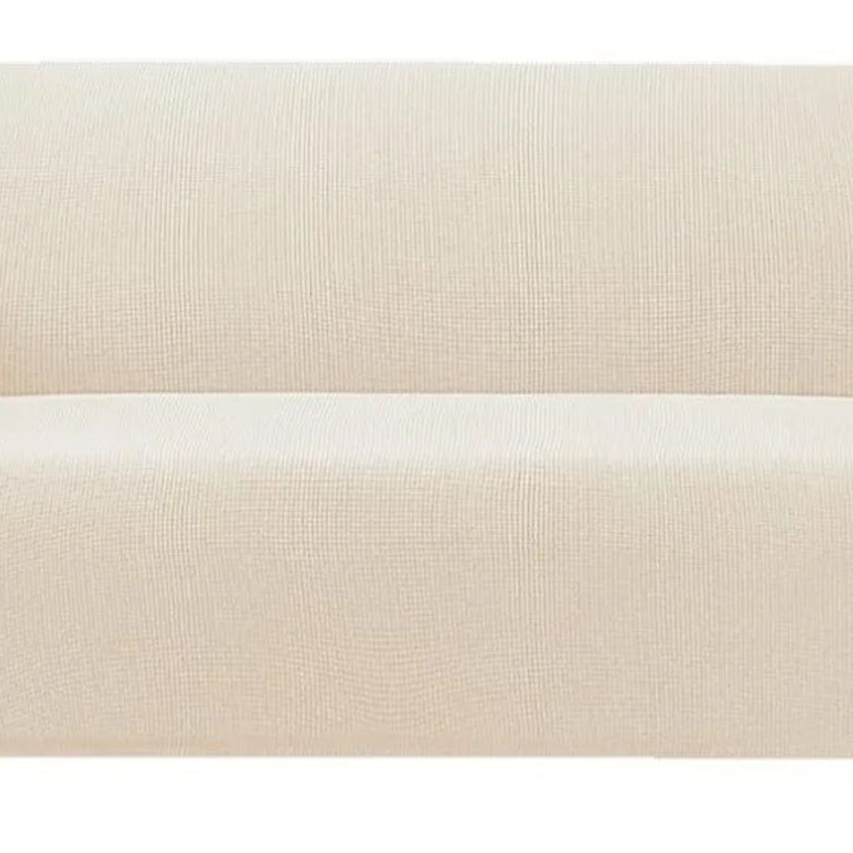 GENERICO - Funda Cubre Sofá Cuadrille 4 Cuerpos Beige Premium Protectora