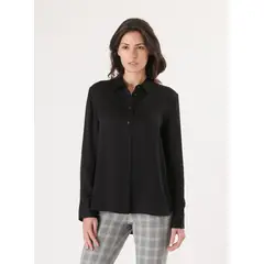 BANANA REPUBLIC - Blusa Mujer Dillon Negro