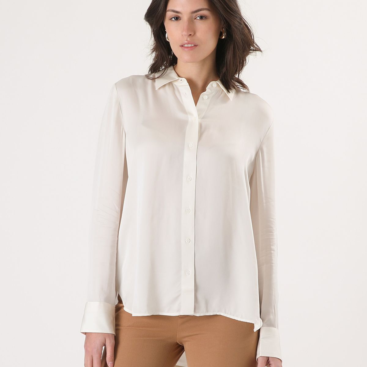 BANANA REPUBLIC - Blusa Mujer Dillon Blanco Banana Republic