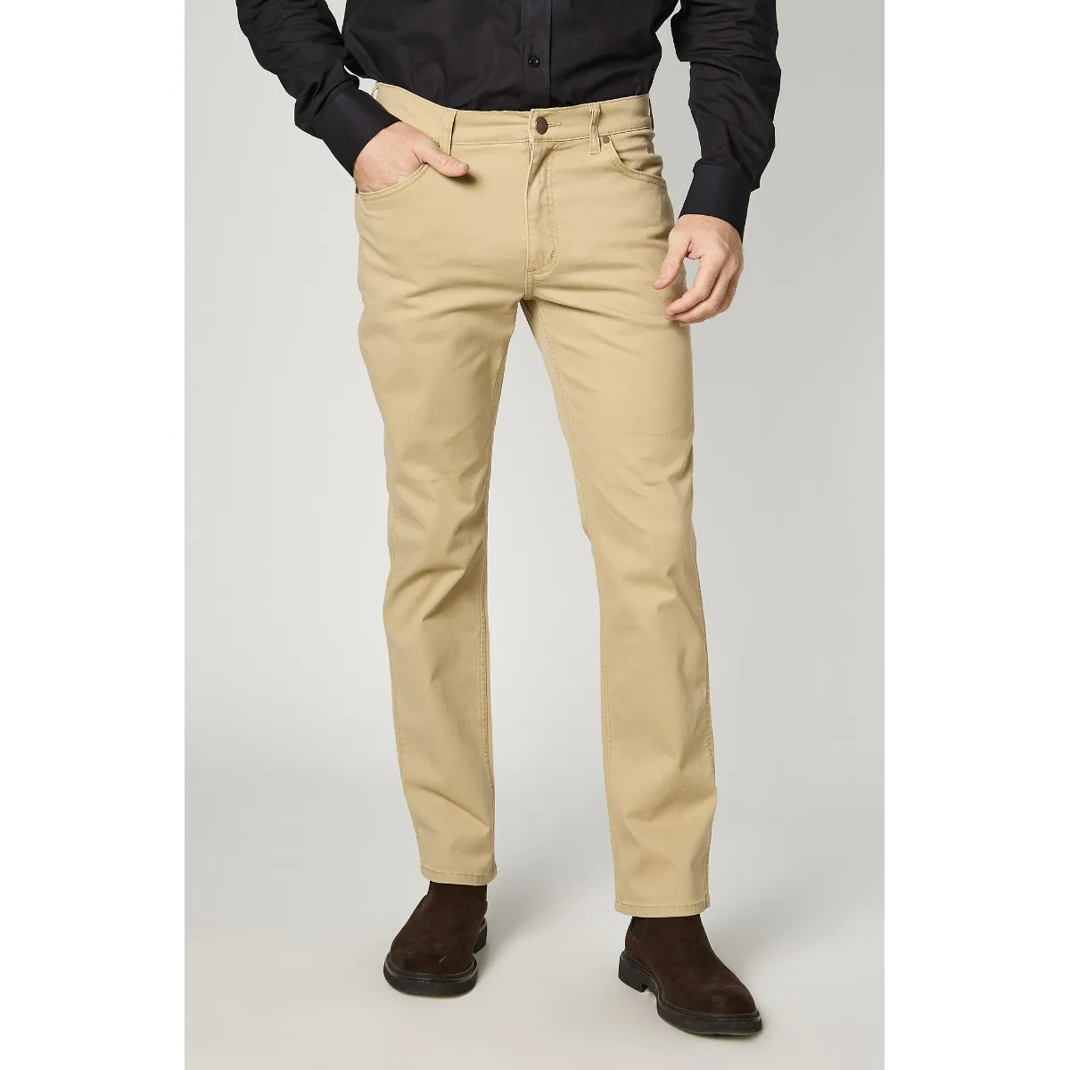 WRANGLER - Pantalón Hombre Greensboro Twill Beige