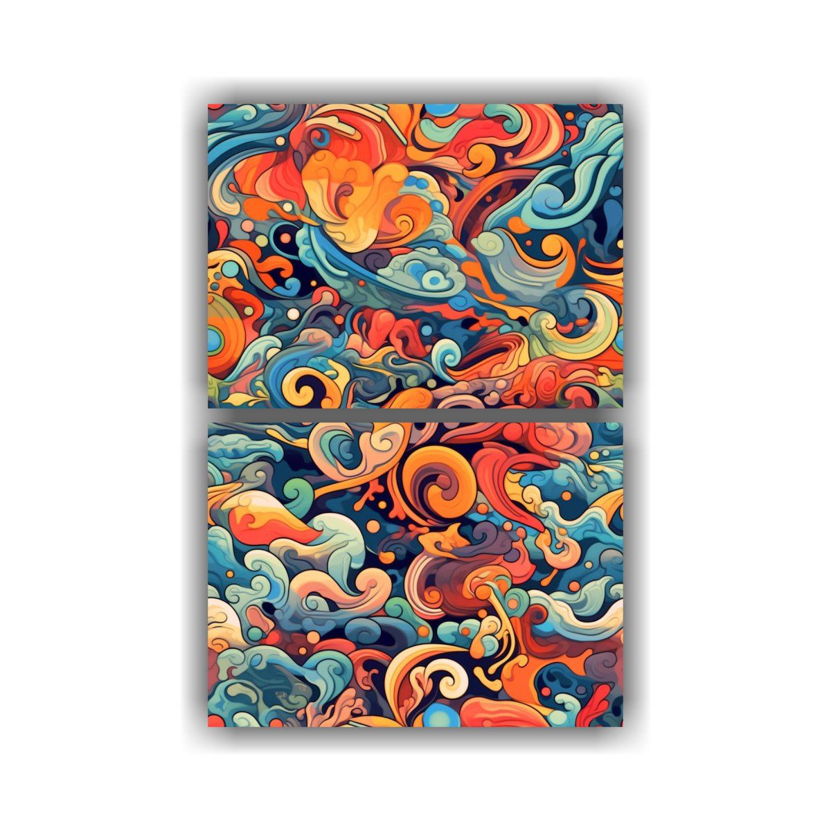 GENERICO - Pinturas Abstractas De Belleza Natural Con 80x120 Cm