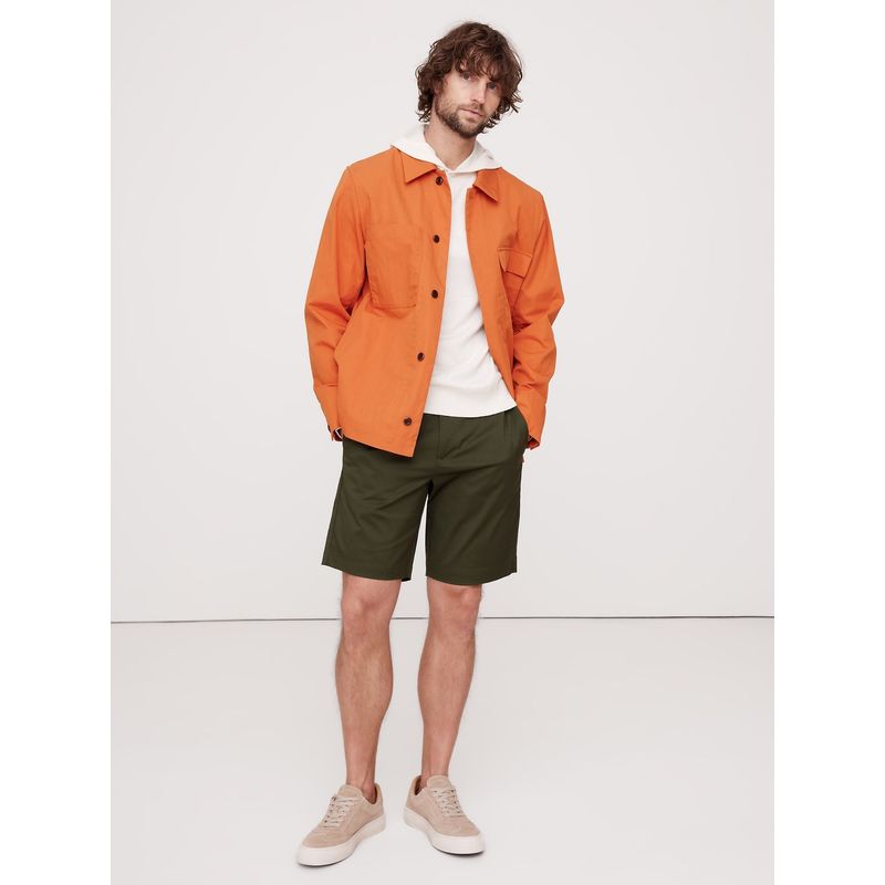 BANANA REPUBLIC - Short Hombre 9" Core Temp Verde Banana Republic