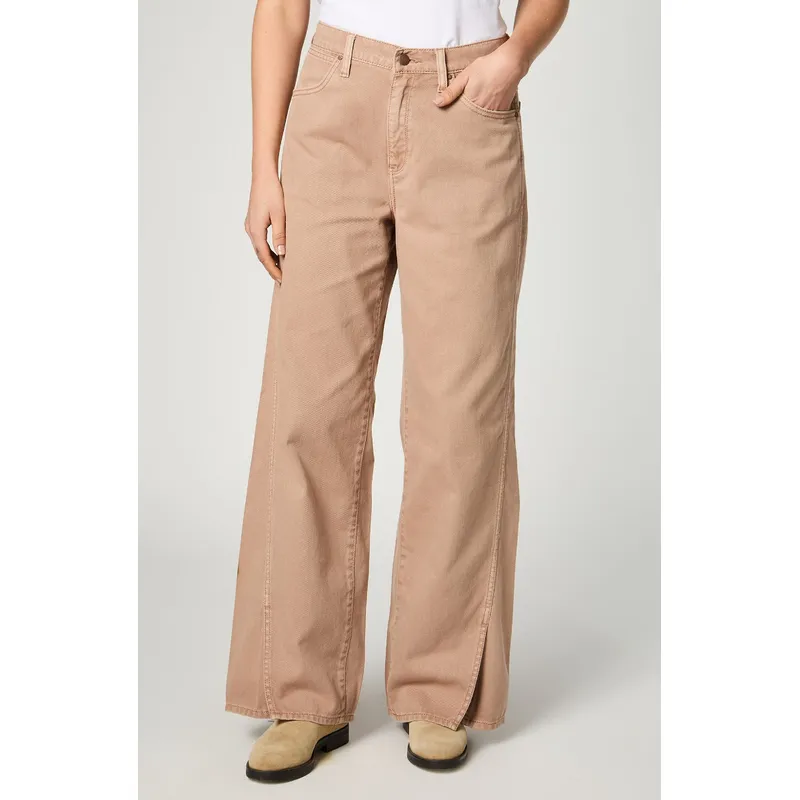 WRANGLER - Jeans Mujer Loose  Beige