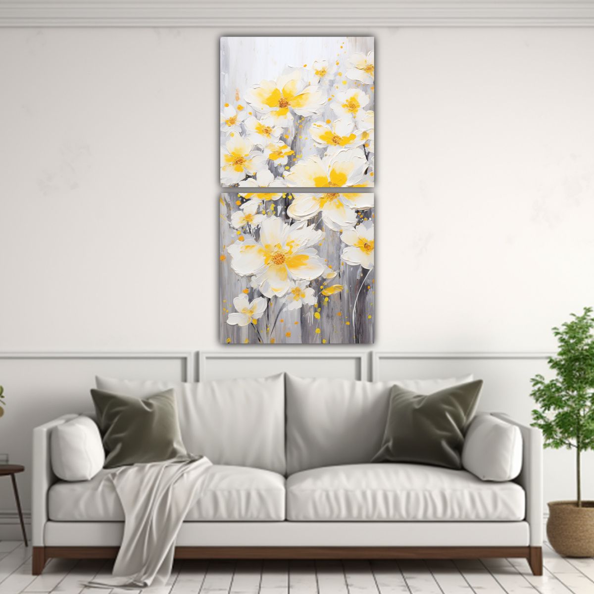 GENERICO - Cuadro Concepto Alegría Pintura Acrílica Sin 50x100 Cm