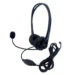 TECMASTER - Audífonos Alámbrico Teletrabajo Call-center Micrófono 35mm