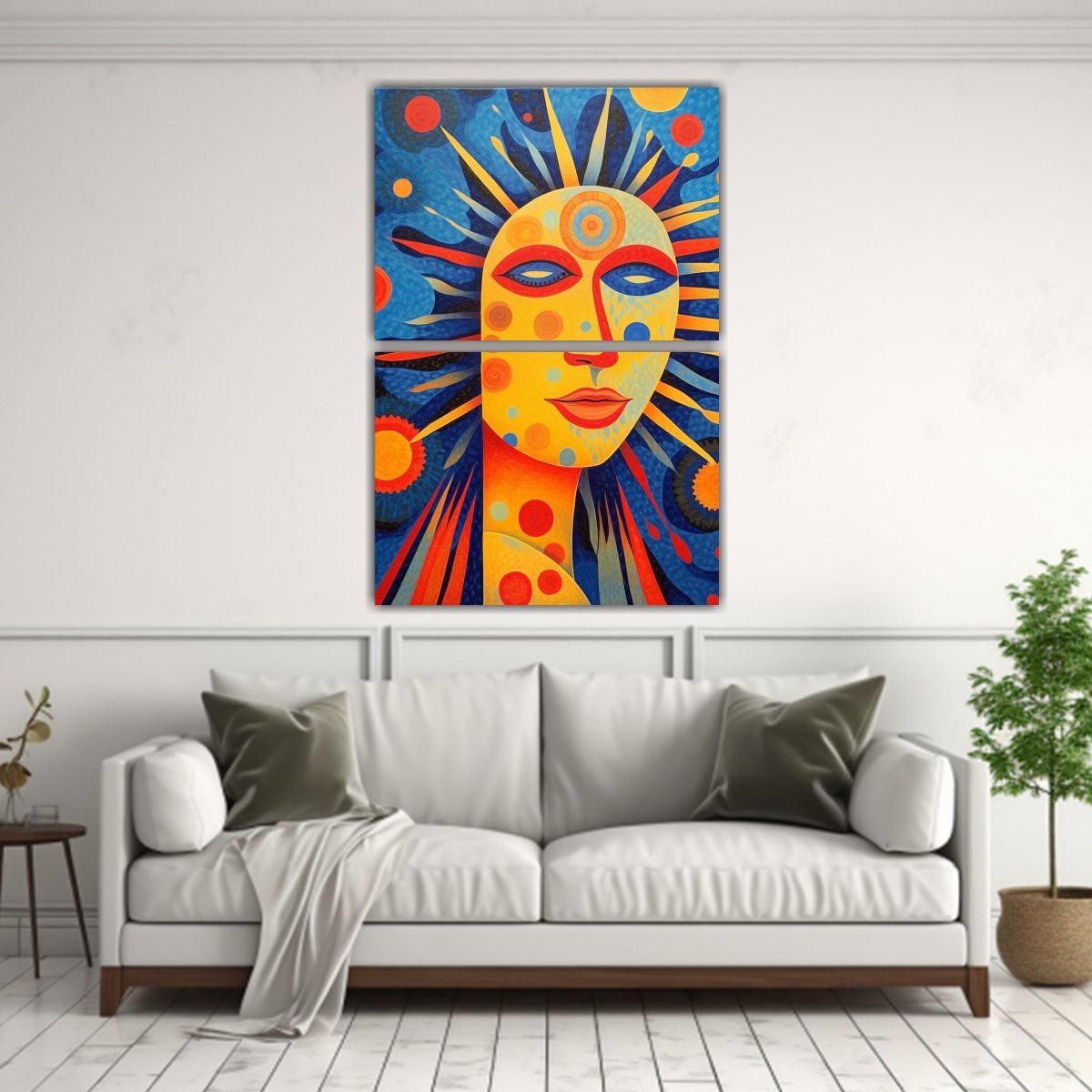 GENERICO - Cuadros Tela Sublimada Belleza Natural Pintura De 80x120 Cm