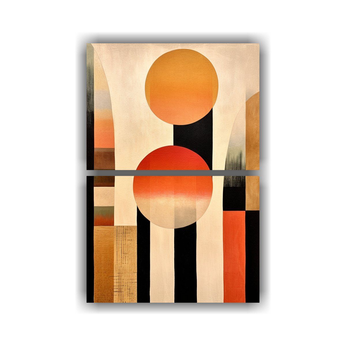 GENERICO - Conjunto De 2 Lienzos Modernos Estéticos Estilo 80x120 Cm