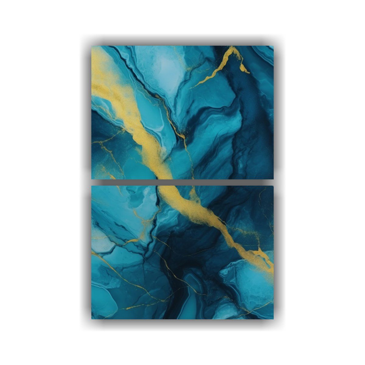 GENERICO - Textura En Mármol Pulido Plano En Tono Azul 80x120 Cm