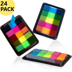 OFFILINE - Pack 24 Banderitas 5 Colores Zig-Zag 100 unidades 20x Color