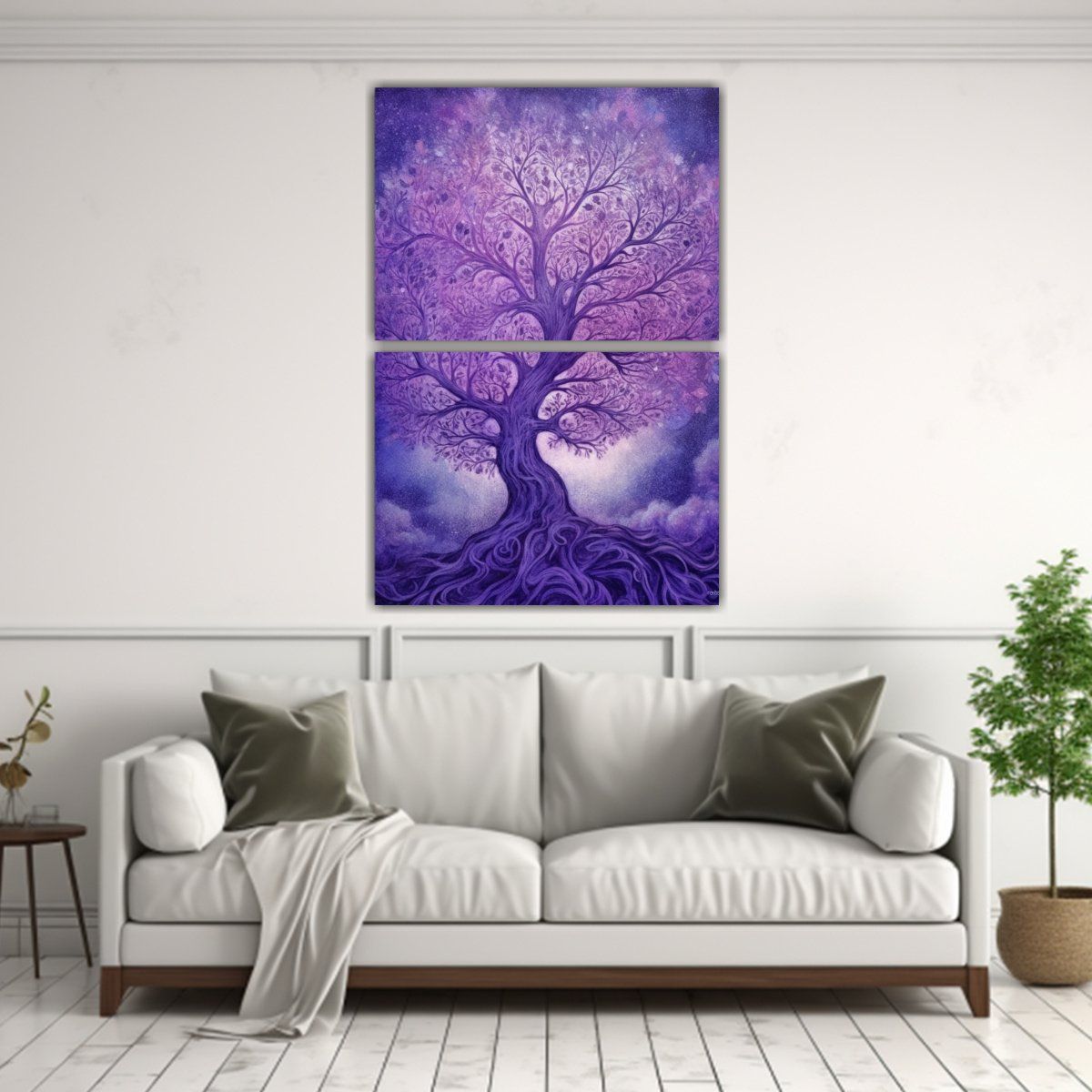 GENERICO - Pinturas Decorativas De Dos Lienzos De Tela Con 80x120 Cm