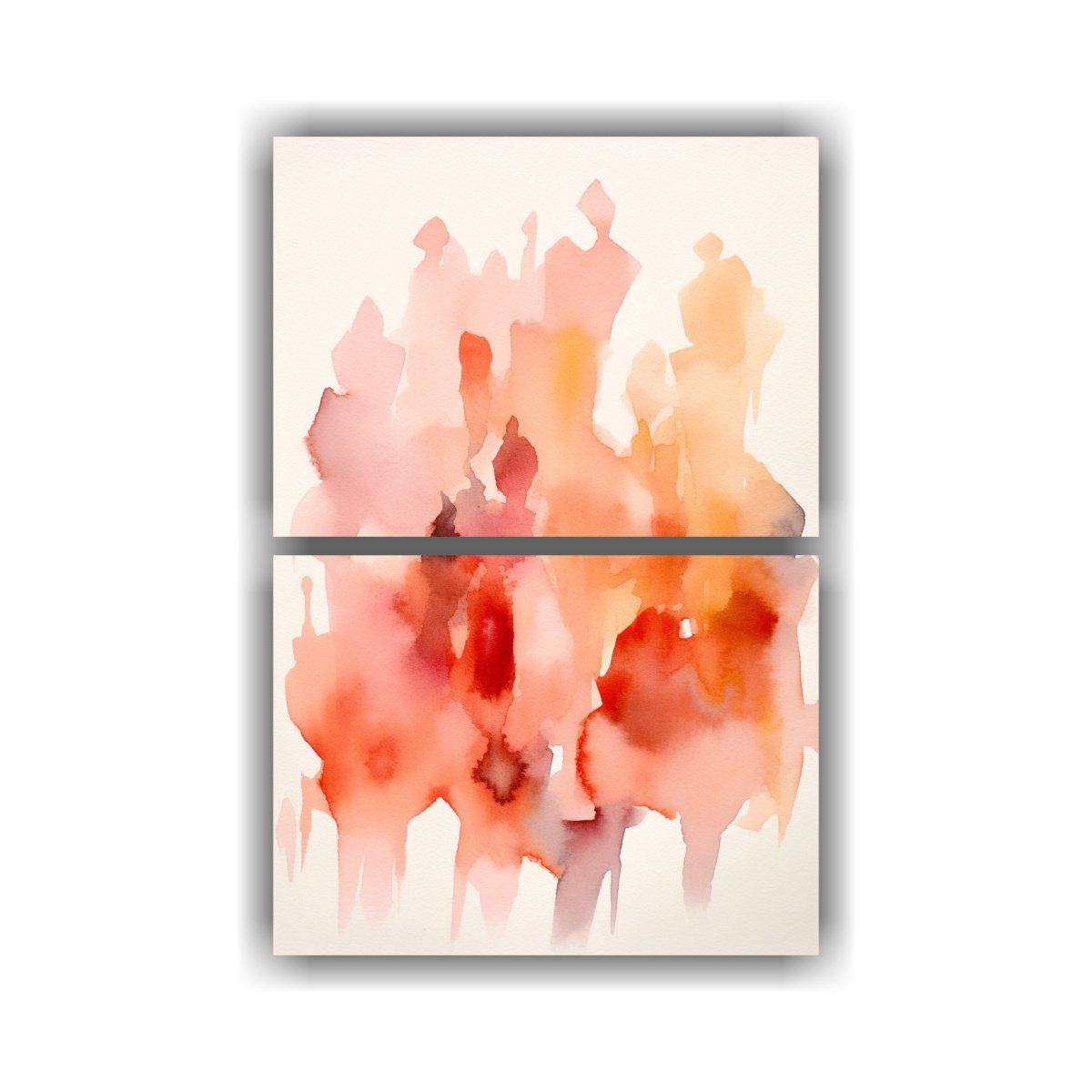 GENERICO - Conjunto 2 Artículos Tema Refinado Figuras 80x120 Cm