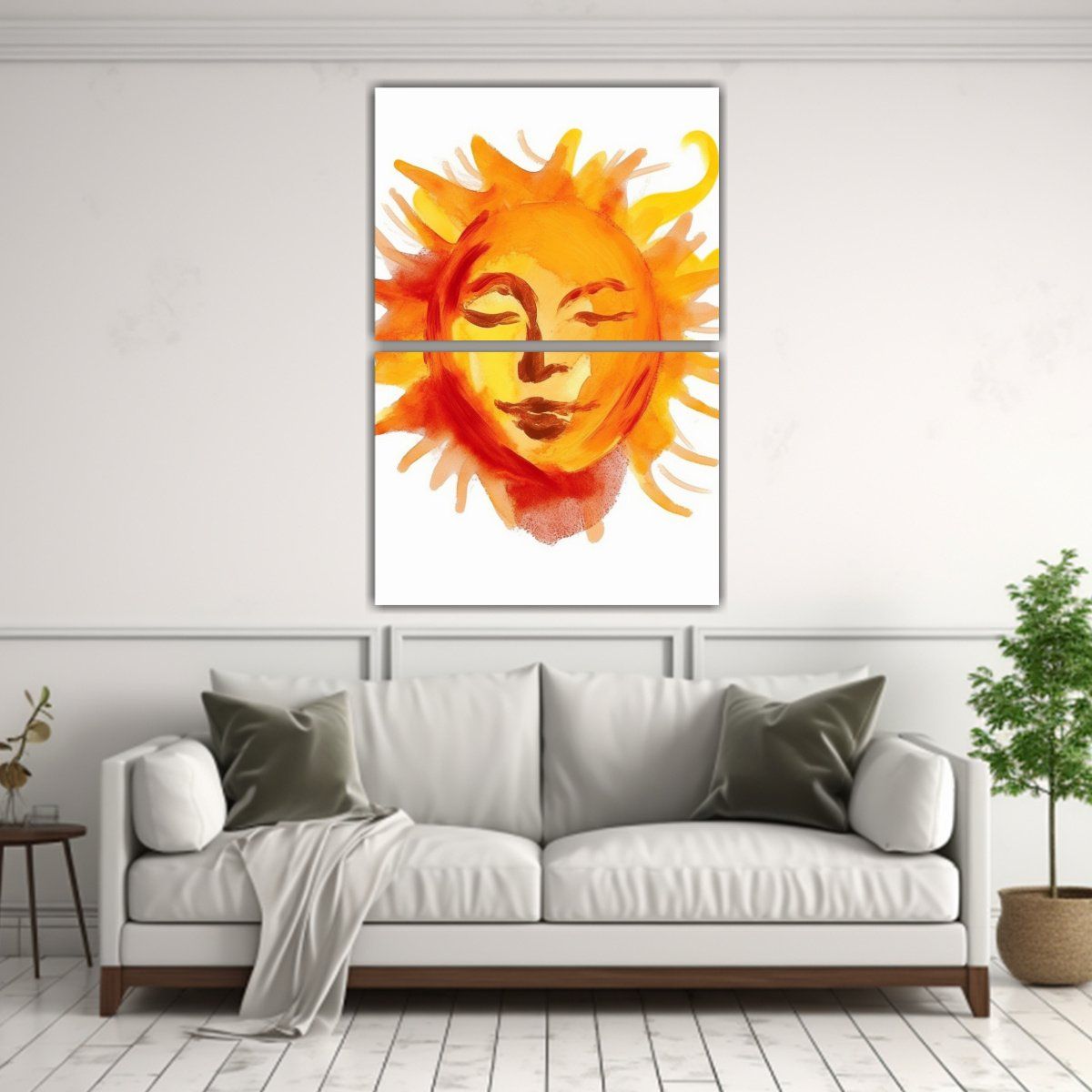 GENERICO - Pinturas Decorativas Abstractas Con Pinceladas 80x120 Cm