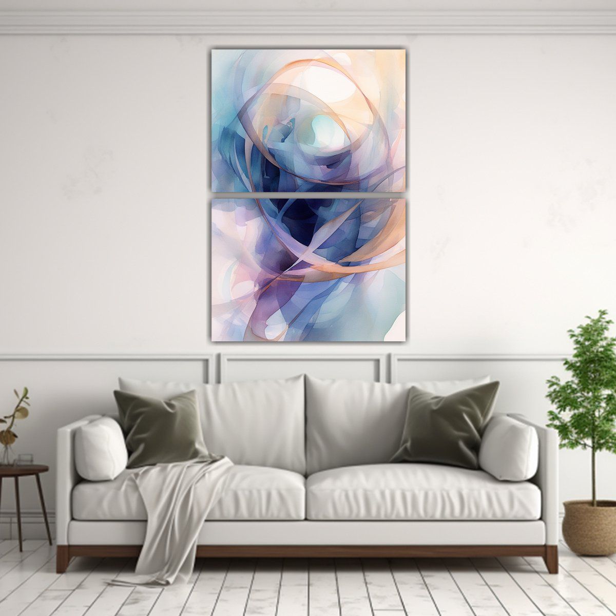 GENERICO - Pinturas De Decoración De Lienzo Hermoso Belleza 80x120 Cm