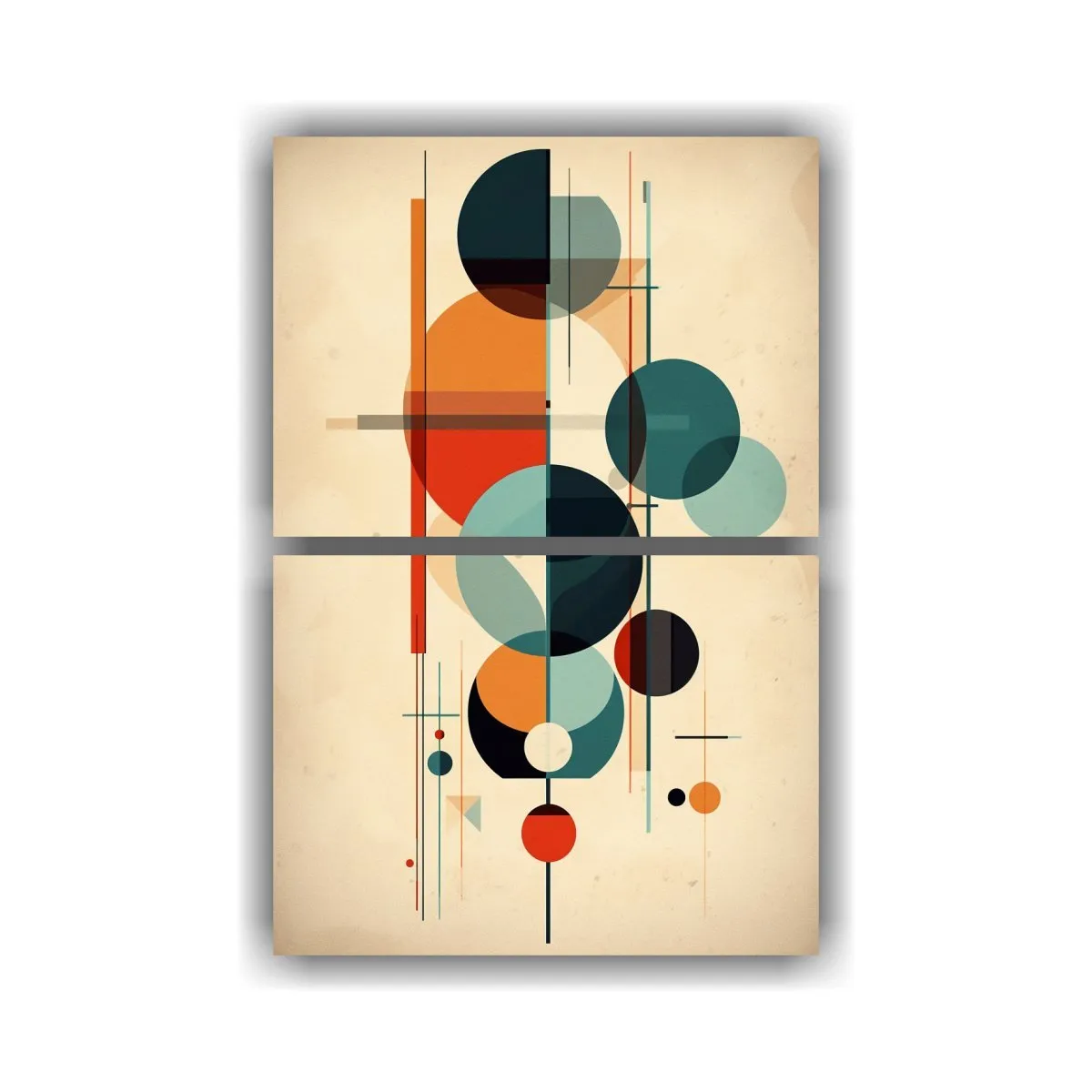 GENERICO - Cuadros Minimalistas Equilibrados Decoración 80x120 Cm