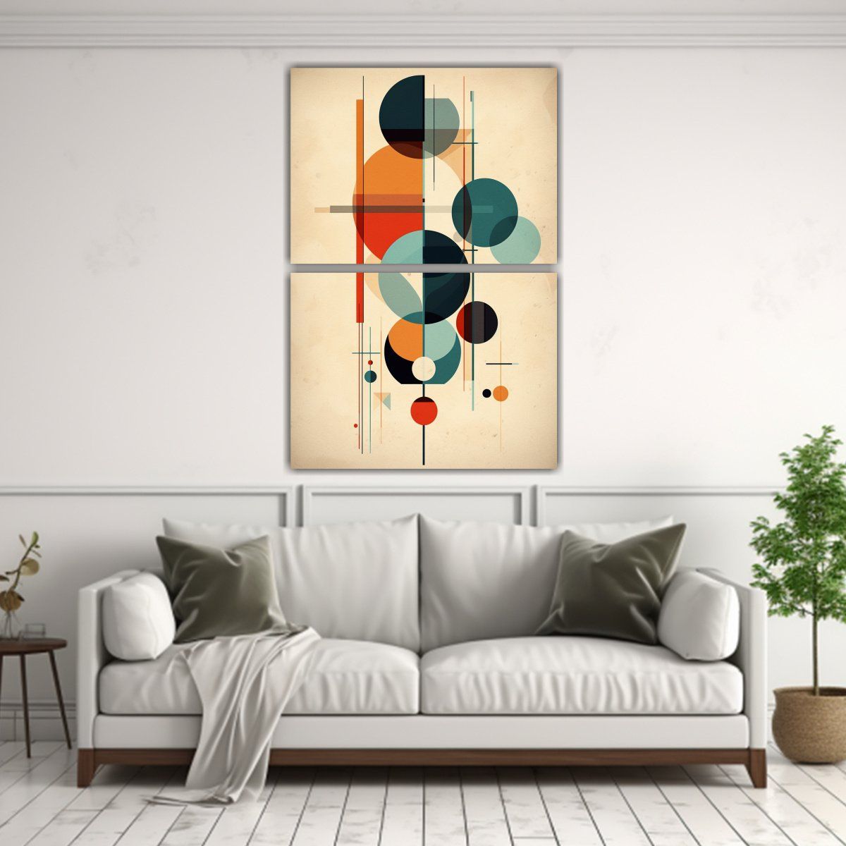 GENERICO - Cuadros Minimalistas Equilibrados Decoración 80x120 Cm