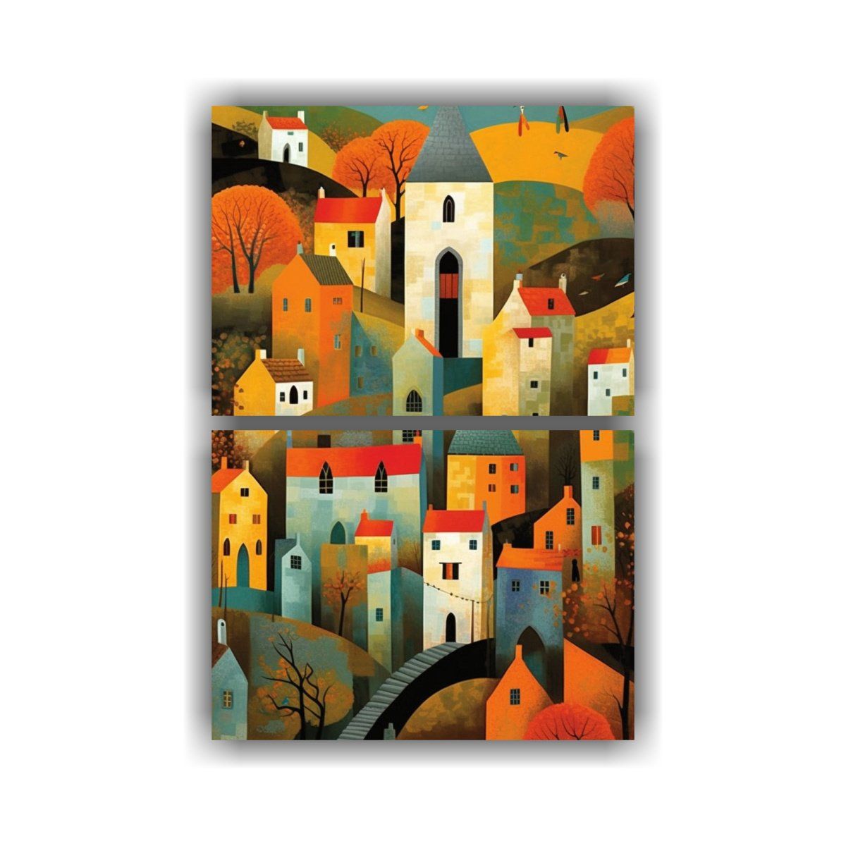 GENERICO - Pinturas Decorativas Estilo George Birrell Para 80x120 Cm