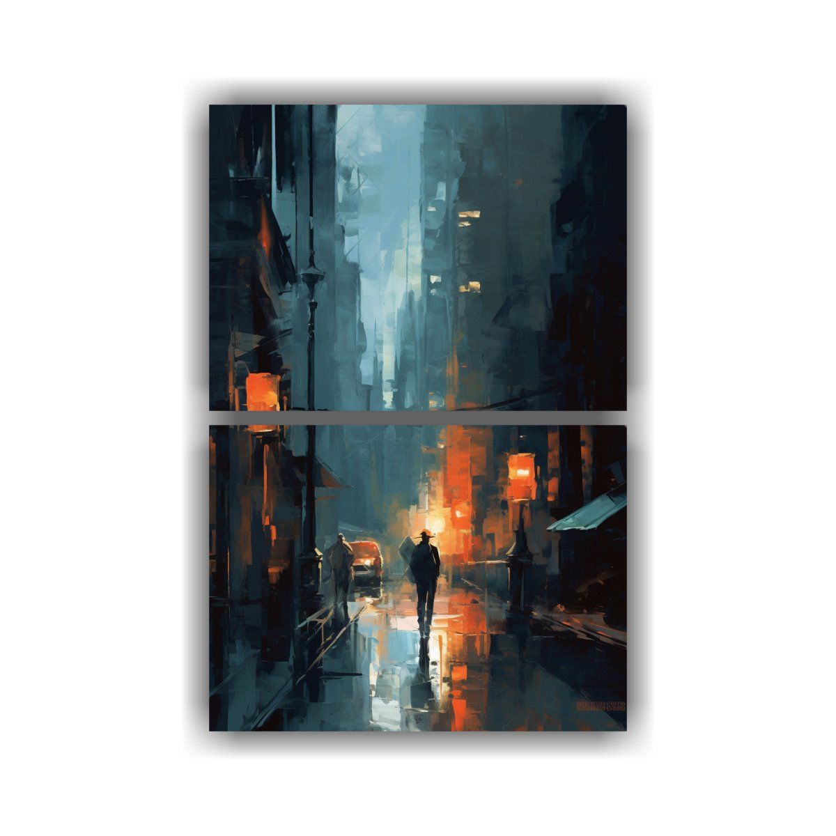 GENERICO - Cuadro Espectacular Refinado Expressionista 12 80x120 Cm