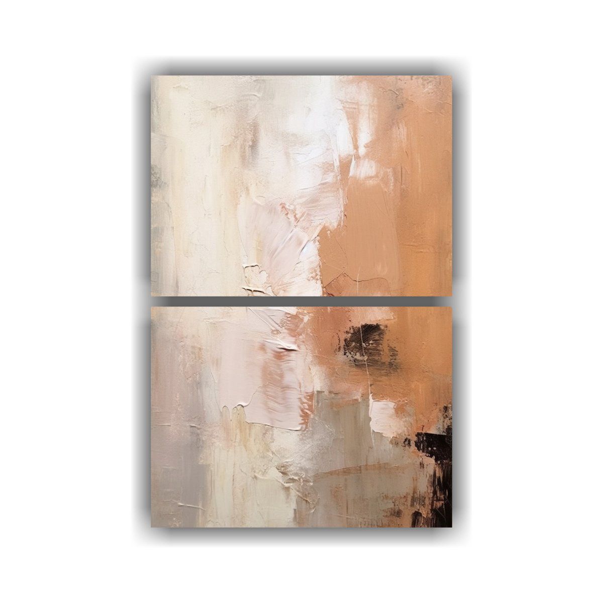 GENERICO - Pintura Abstracta Minimalista Urbana En Lienzo 80x120 Cm