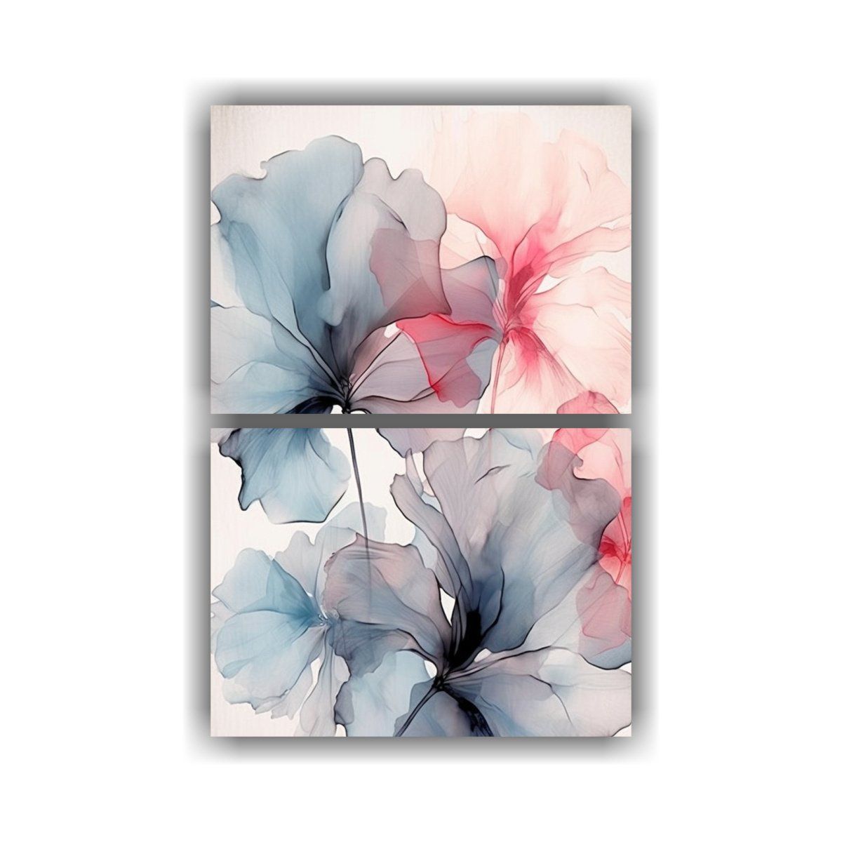 GENERICO - Arte De Pared Imprimible De Flores Con Pintura De 80x120 Cm