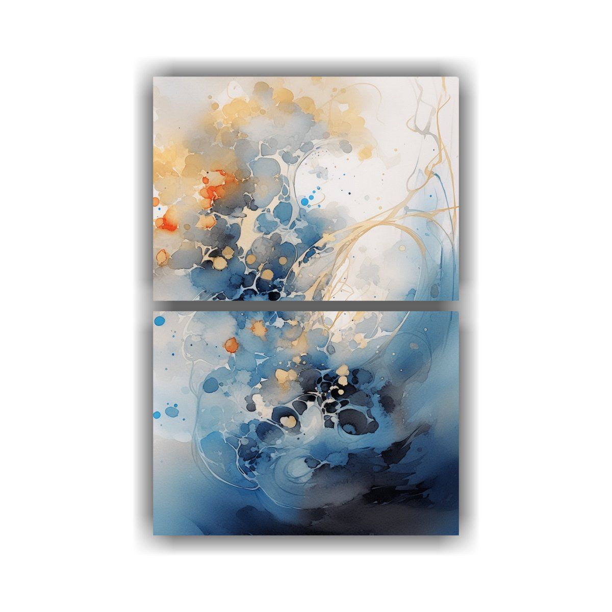 GENERICO - Arte De Pared Abstracción Efecto Visual 80x120 Cm