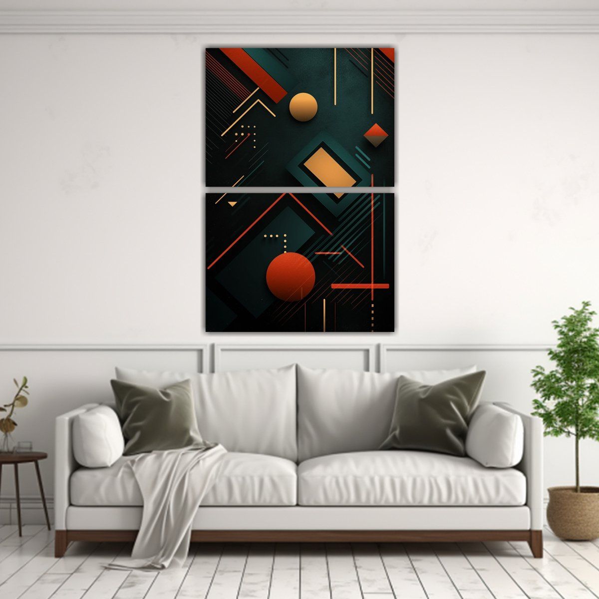 GENERICO - Lienzos Alta Calidad Estilo Diseño Gráfico 80x120 Cm