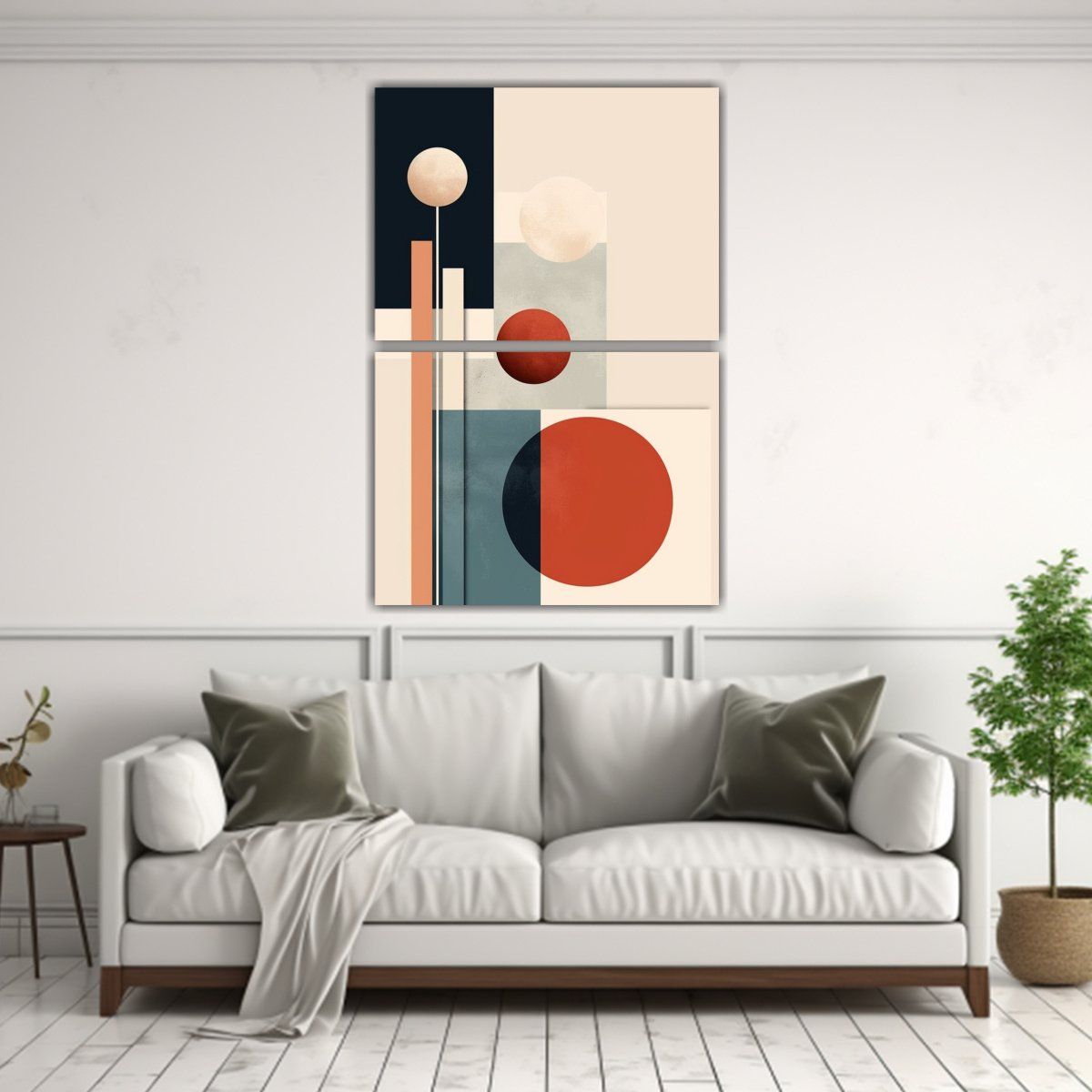 GENERICO - Pinturas Decorativas Abstractas Minimalistas Y 80x120 Cm