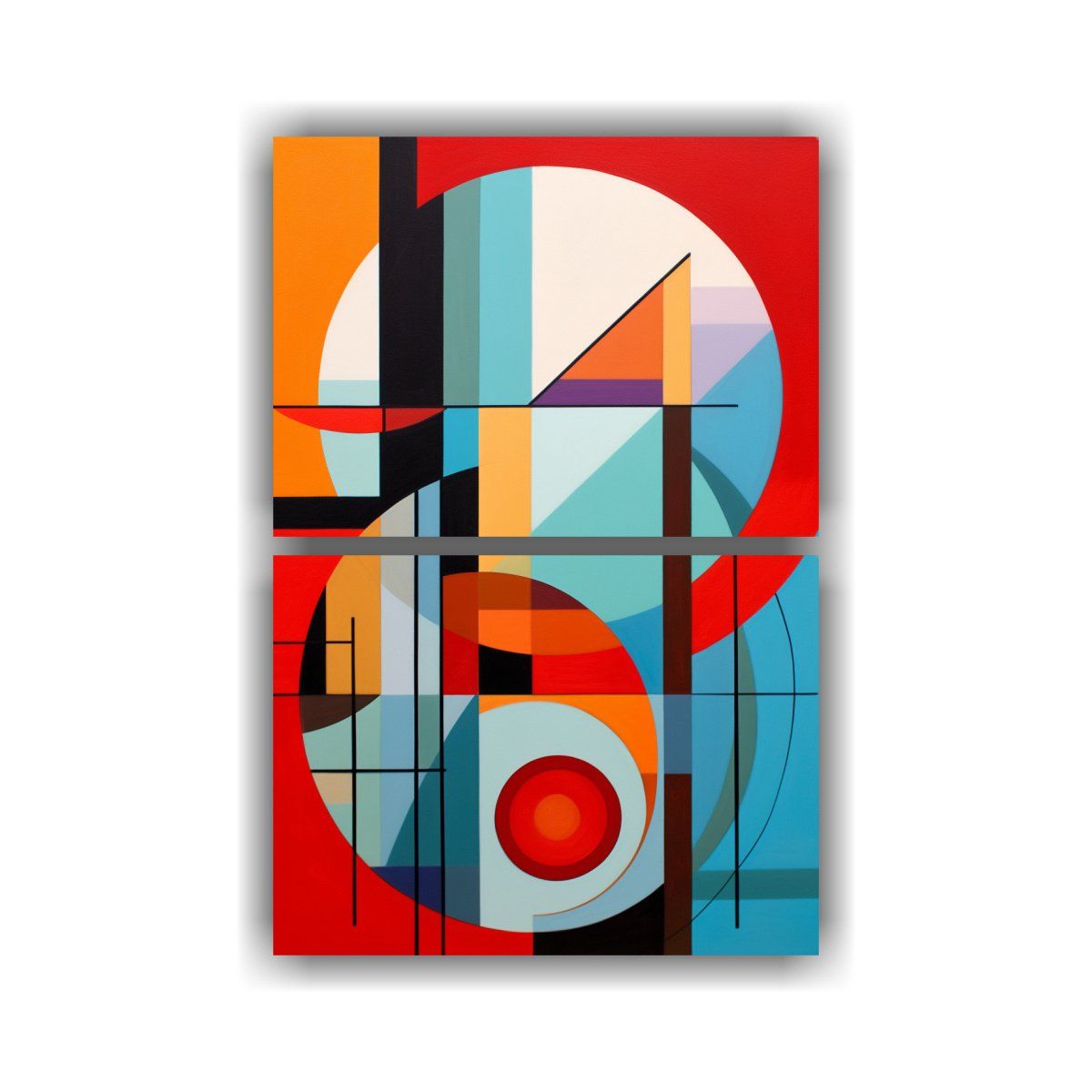 GENERICO - Pinturas Decorativas Abstractas Modernas Con 80x120 Cm
